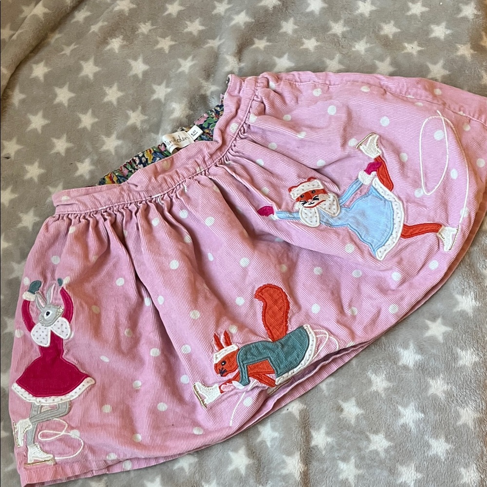 Mini Boden corduroy skirt lined with pockets